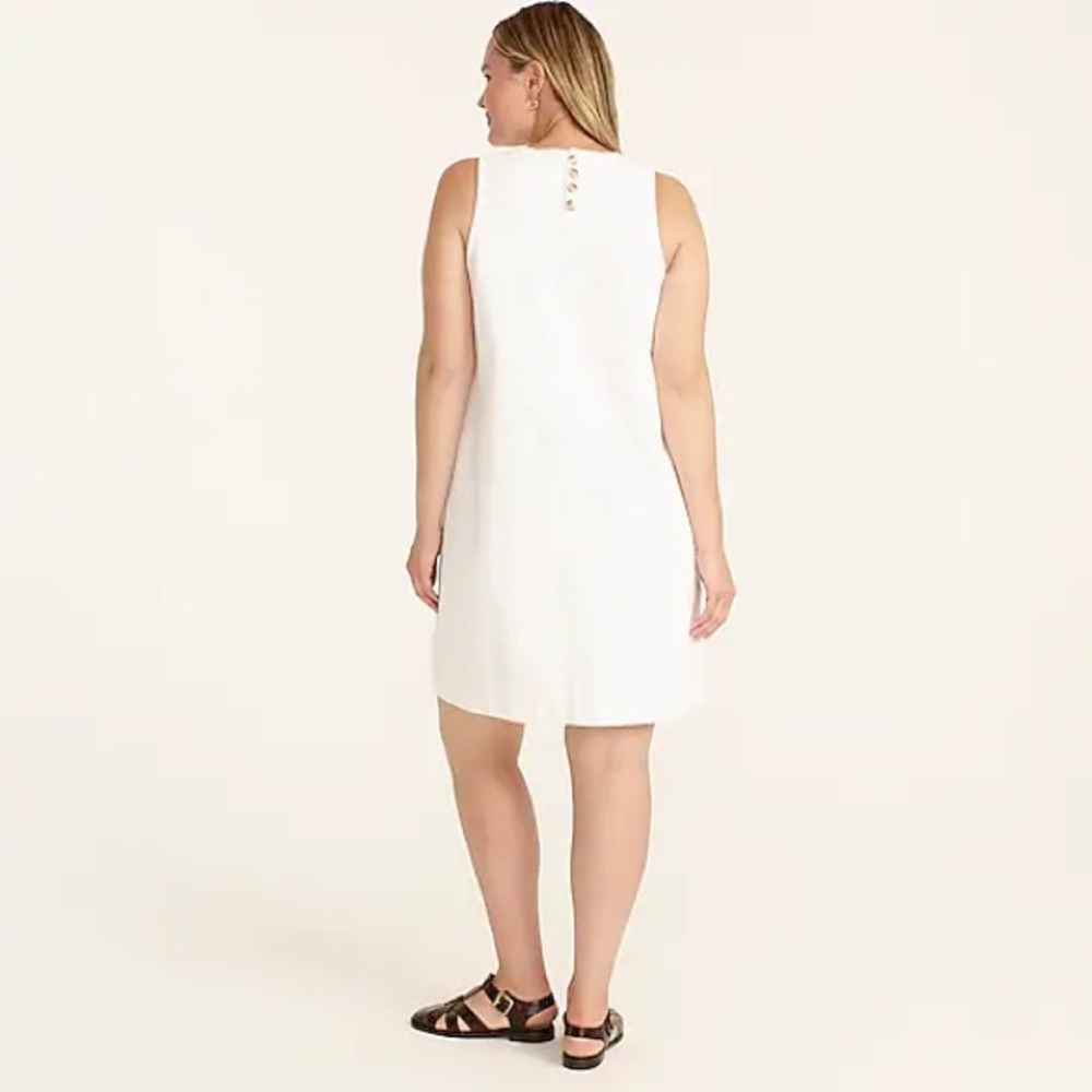 White denim dress